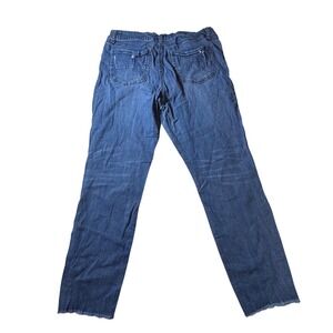 Refuge Women‎ Blue Denim Distressed Straight Leg Jeans Size 12